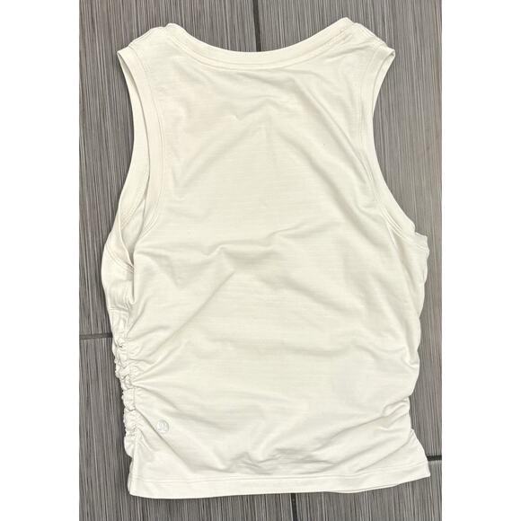 Lululemon Women’s Cinch It Up Tank Top Cream Size 2 Activewear Better Each Day - Picture 2 of 6